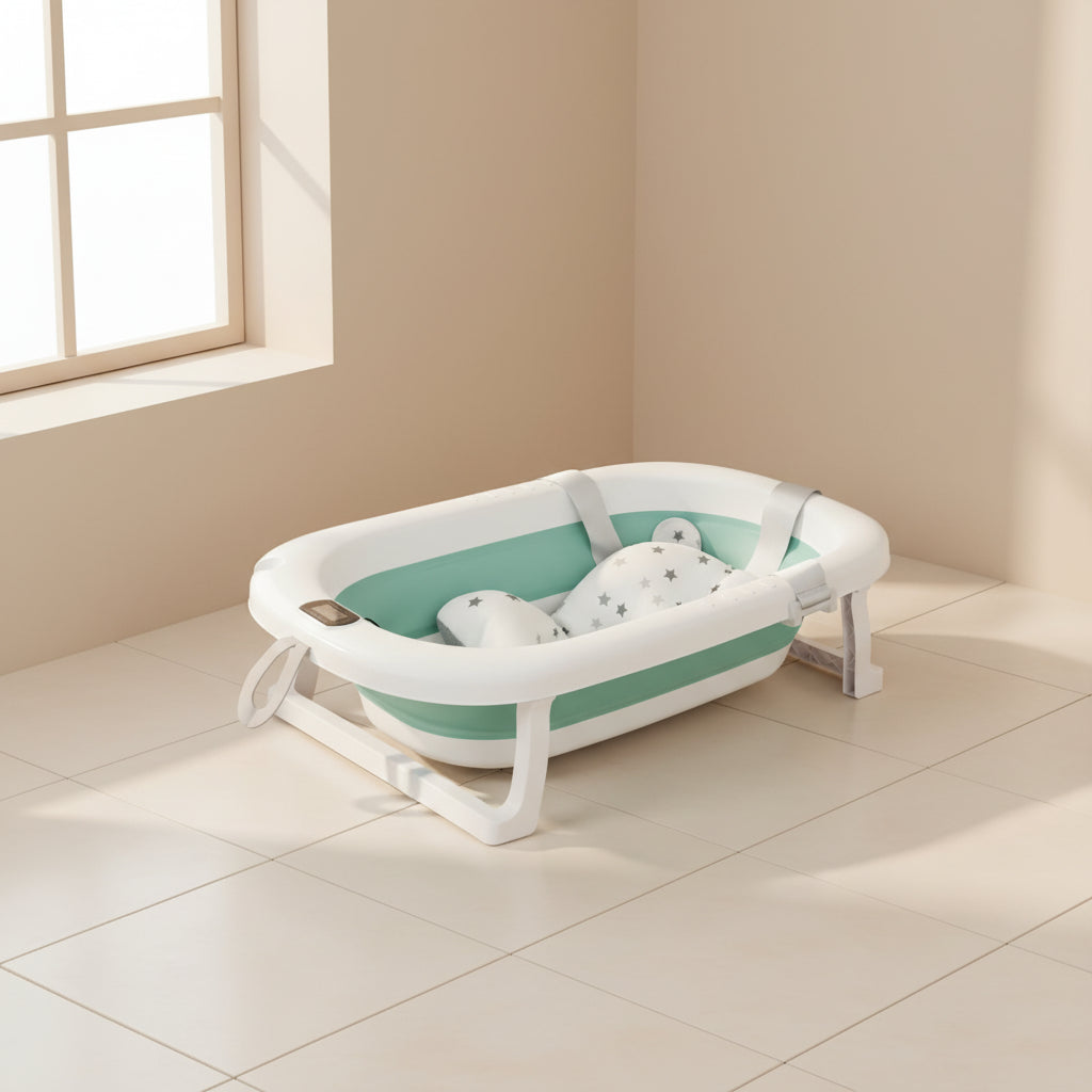 Le Bain — Baignoire Pliable avec Thermomètre