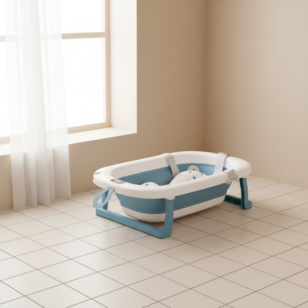 Le Bain — Baignoire Pliable avec Thermomètre