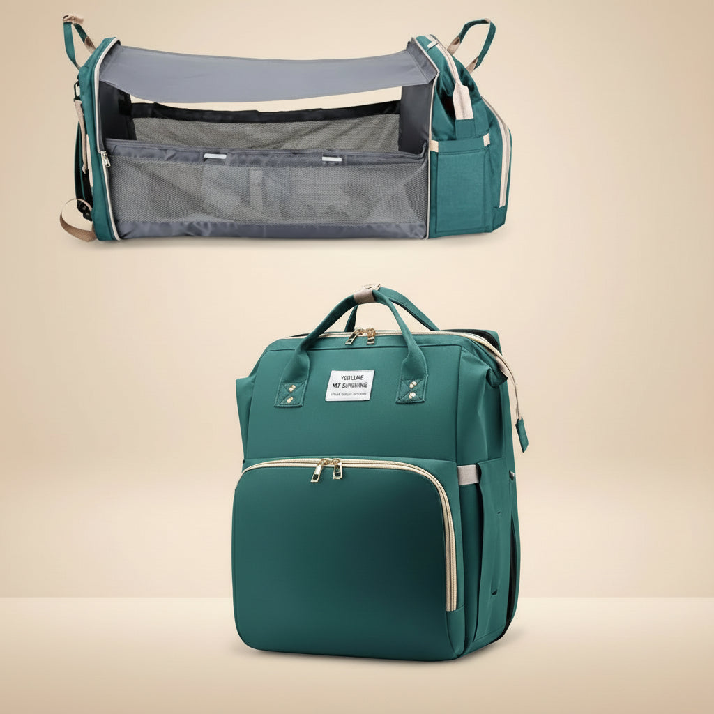 Le Nomade — Sac à Langer avec Lit Intégré