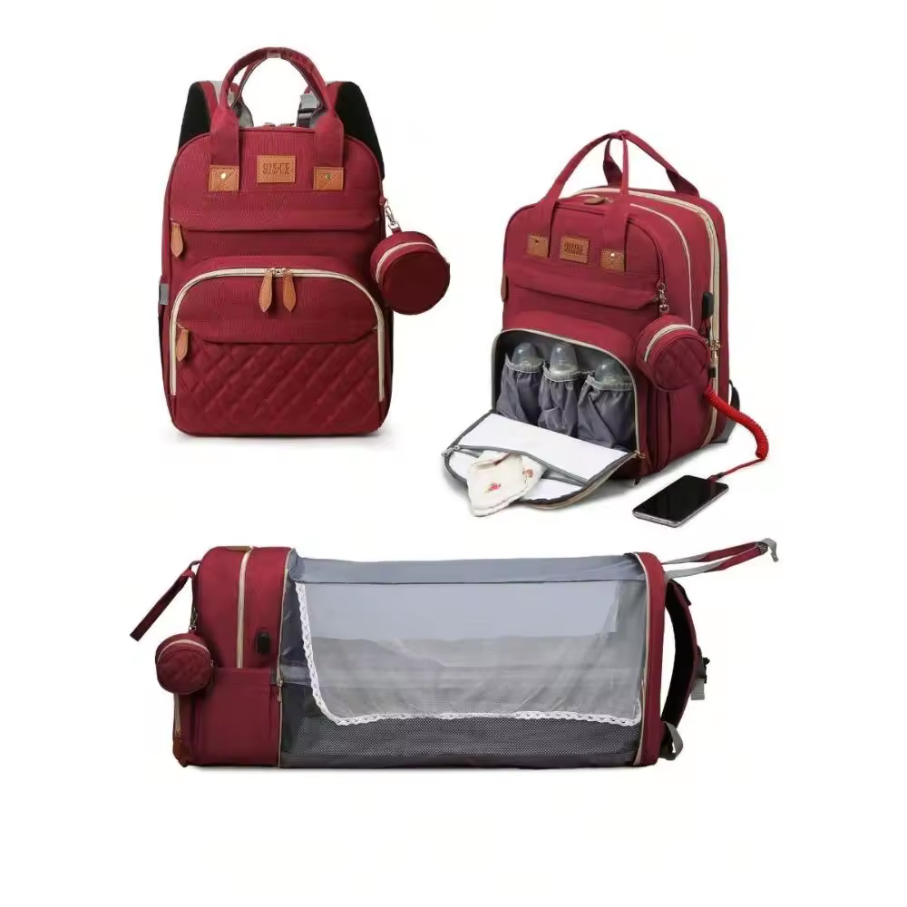 Le Nomade — Sac à Langer avec Lit Intégré