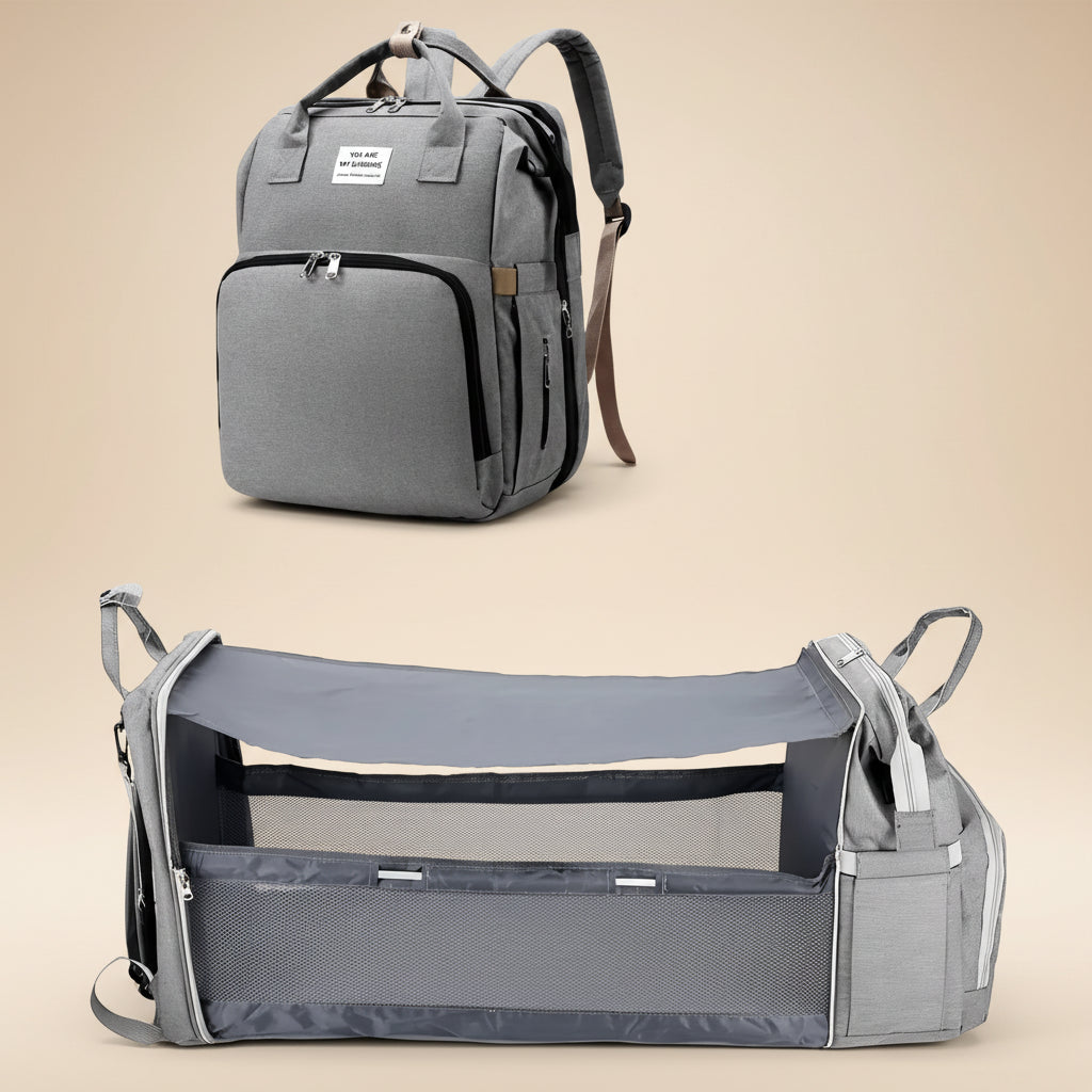 Le Nomade — Sac à Langer avec Lit Intégré