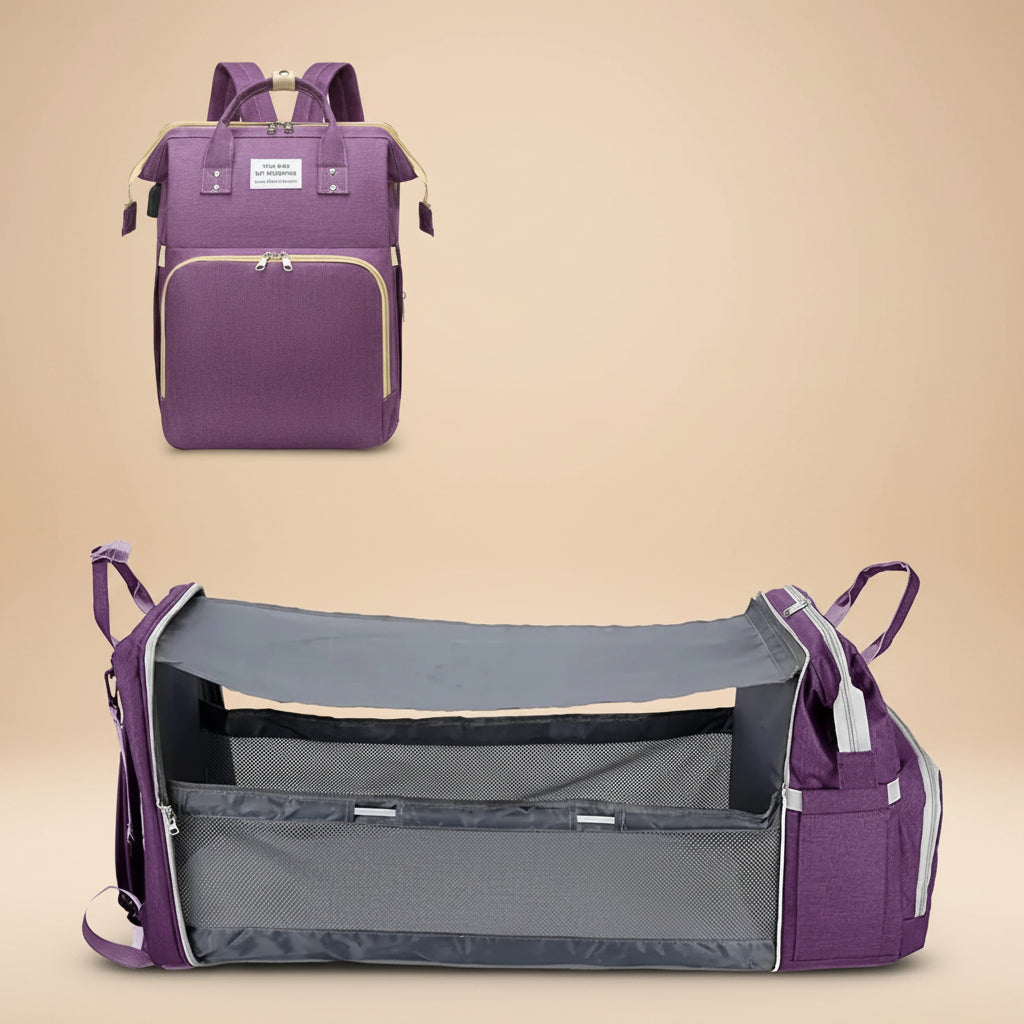 Le Nomade — Sac à Langer avec Lit Intégré